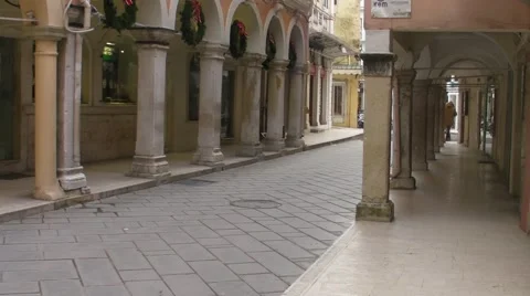Corfu street Greece Vidéo 47081928