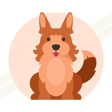 Corgi-dog Stock Illustration