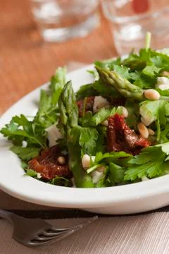 Coriander salad Stock Photos