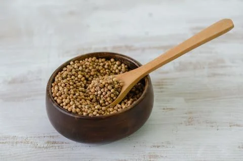 Coriander seeds Stock Photos