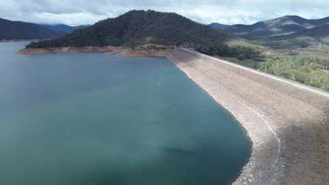 Corin dam wall Stock-Footage 334906982