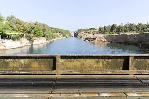The Corinth Canal Stock Photos