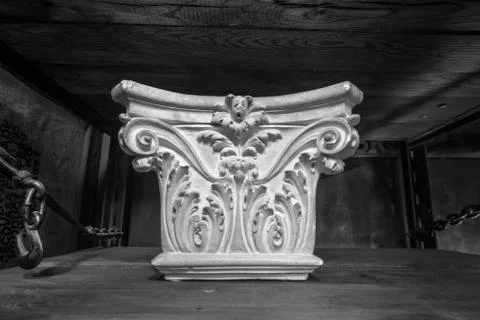 Corinthian Column Capital Study II Stock Photos