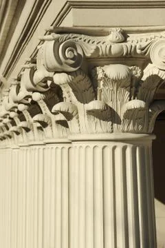 Corinthian columns Foto stock