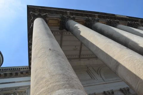 Corinthian columns Stock Photos