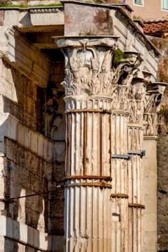 Corinthian Columns Stock Photos
