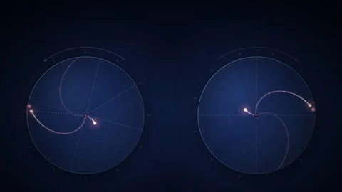 Coriolis Effect Turntable Experiment Inertial vs Rotating Frame Seamless Loop 스톡 동영상 347526114