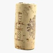 Realistic Champagne cork 3D model