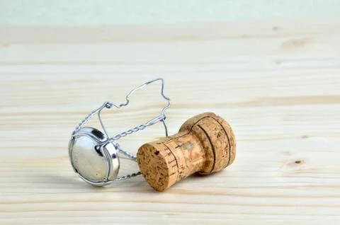 Cork and Wire Cap Stock Photos