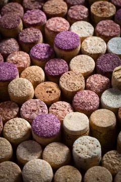 Cork background Stock Photos