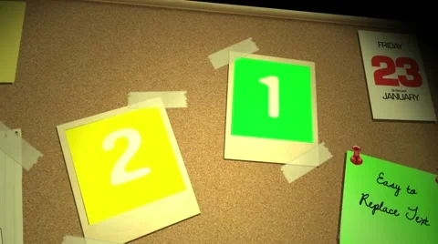 Cork Board After Effects stock