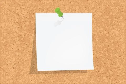 Cork board Stock Illustration