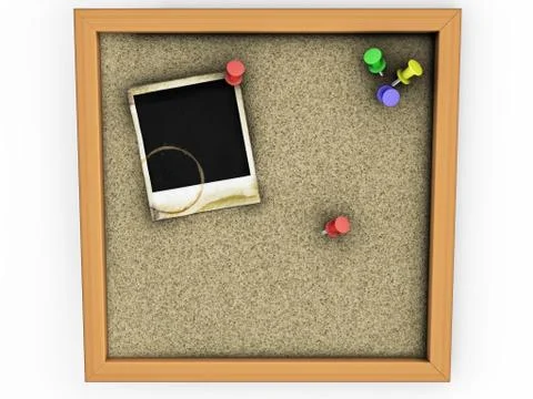 Cork board Stock Illustration