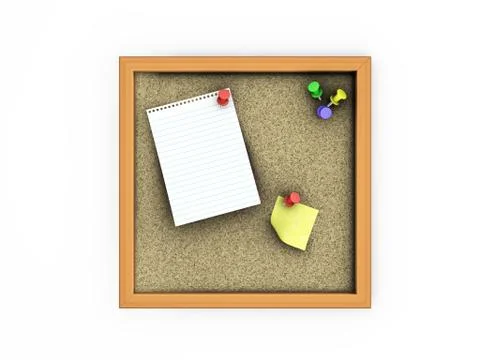 Cork board Stock Illustration