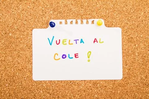 Cork board Foto stock