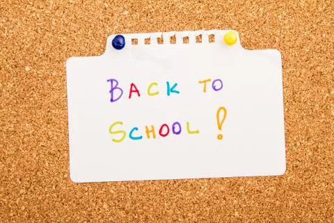 Cork board Foto stock