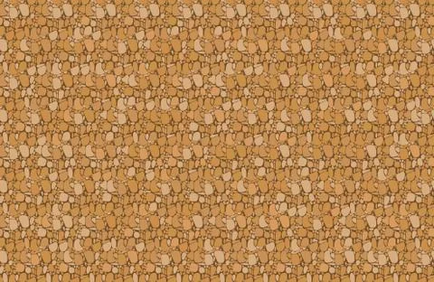 Cork board seamless pattern background, Vector texture wallpaper of pin board イラスト素材