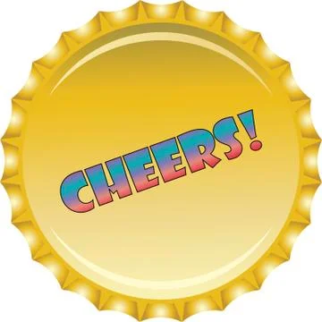 Cork from a bottle of beer Stock Illustration