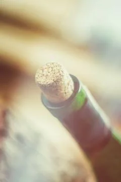Cork in a bottle Stock Photos