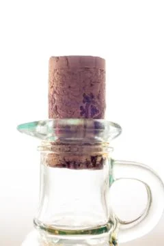 Cork Bottle stopper Foto stock