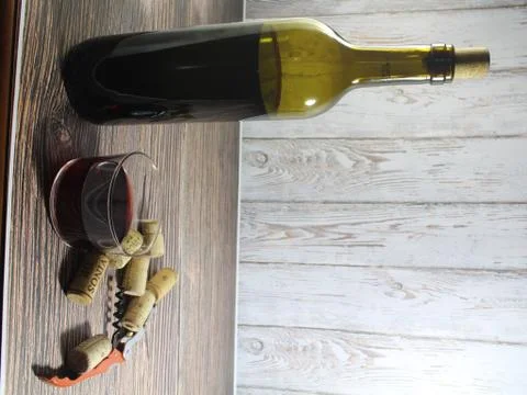 Cork bottle wine corks plug beautiful smell Stock-Fotos