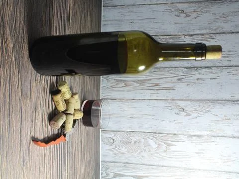 Cork bottle wine corks plug beautiful smell Stock Photos