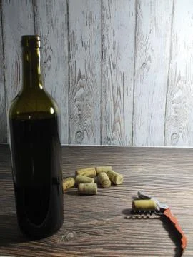 Cork bottle wine corks plug beautiful smell 写真素材