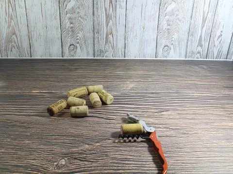 Cork bottle wine corks plug beautiful smell Stock Photos