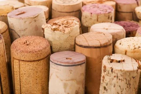 Cork from bottles Stock Photos