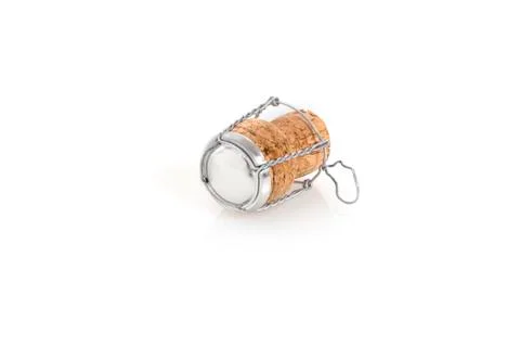 Cork of a champagne bottle Stock Photos