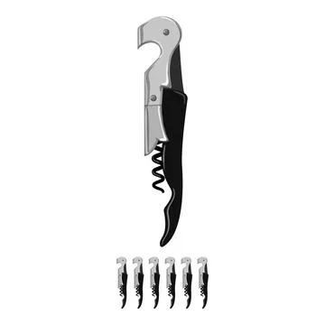 Cork corkscrew wine cartoon vector graphic Ilustração Stock