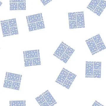 Cork floor glyph seamless pattern イラスト素材