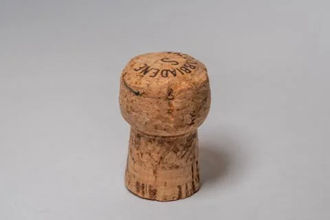 Cork isolated on white background Stock Photos