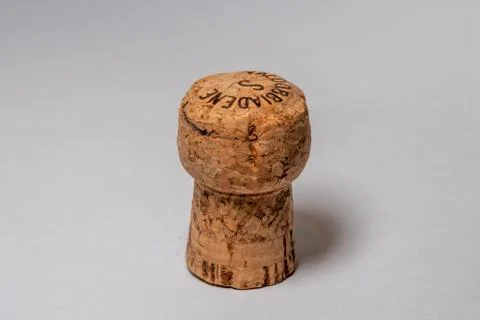 Cork isolated on white background Stock Photos