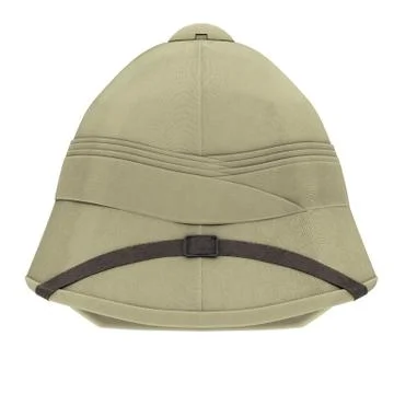 Cork Pith Helmet Stock Illustration