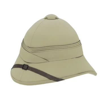 Cork Pith Helmet Stock Illustration