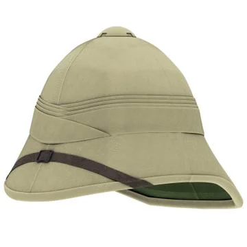 Cork Pith Helmet Stock Illustration