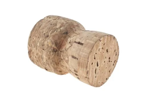 Cork plug isolated on white background Stock-Fotos