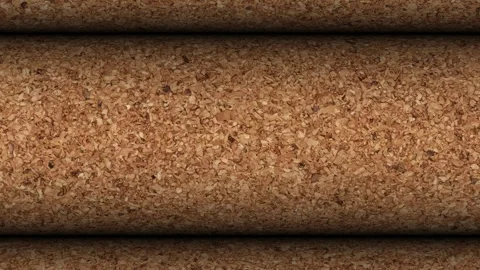 Cork Texture, Rolls, Background, Rotation, Unique Design, Exclusive Vídeo Stock 304466162