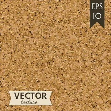 Cork texture. Vector illustration Stock Illustration