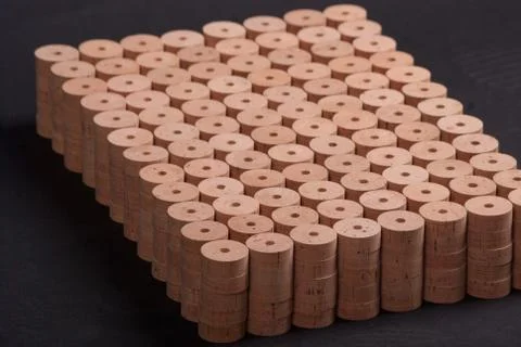 Cork timber Stock Photos