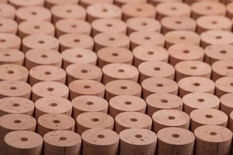 Cork timber Stock Photos
