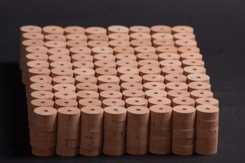 Cork timber Stock Photos