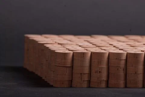 Cork timber Stock Photos