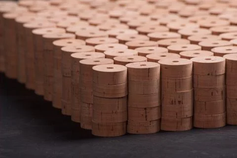 Cork timber Stock Photos