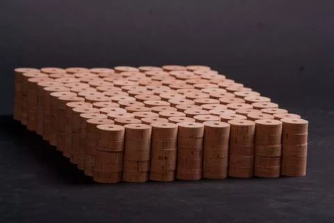 Cork timber Stock Photos