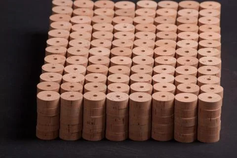 Cork timber Stock Photos