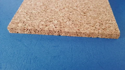 Cork underlay for laminate flooring. Stock Footage 255646020