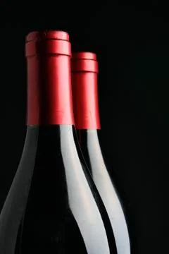 Corked bottles Stock Photos