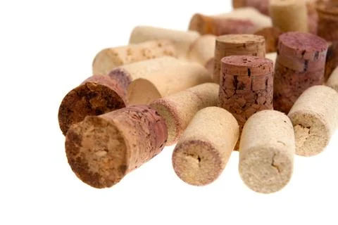 Corks from bottles guilt Stock Photos